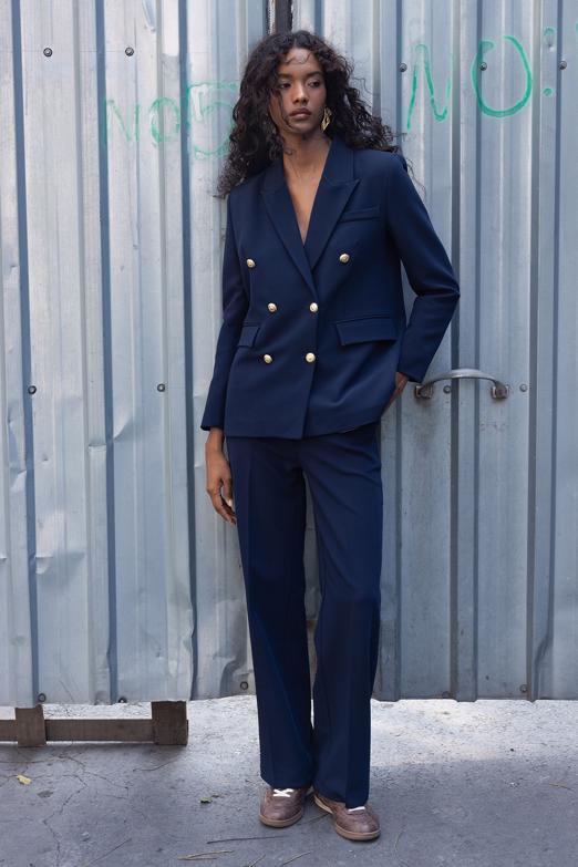 Bayan  Kruvaze  Blazer Ceket