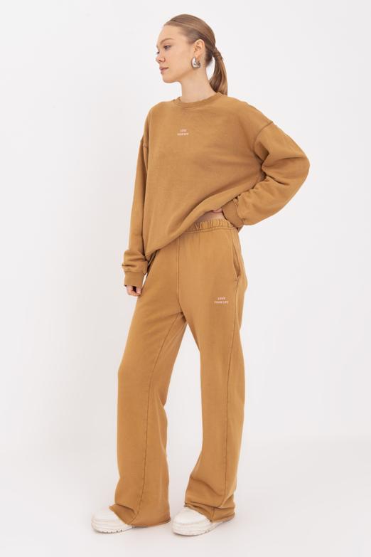 Bayan  Düz Kesim Pantolon