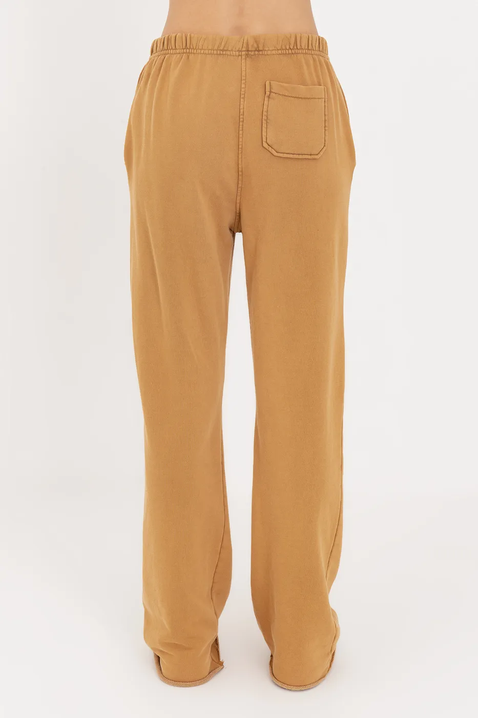 Bayan Hardal Düz Kesim Pantolon