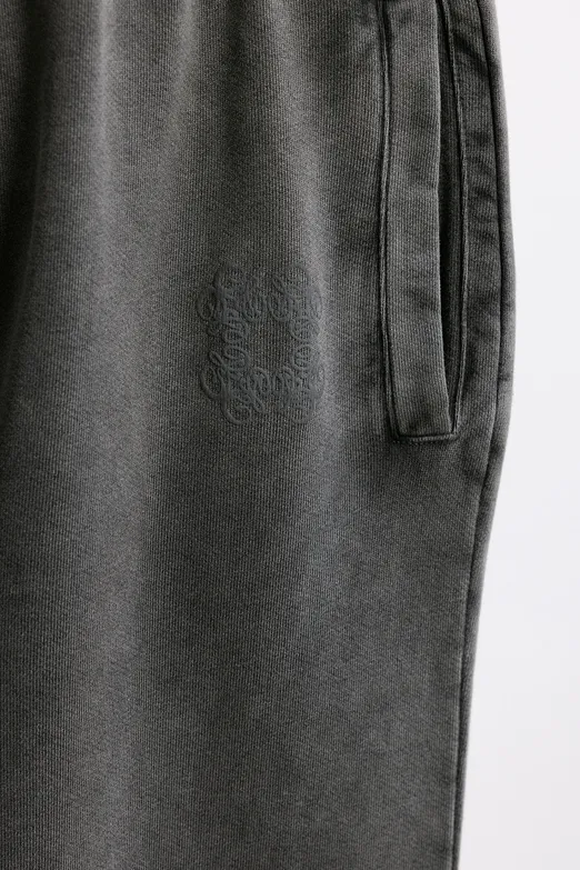 Bayan Antrasit Jogger Asit Yıkamalı  Pantolon - BSL