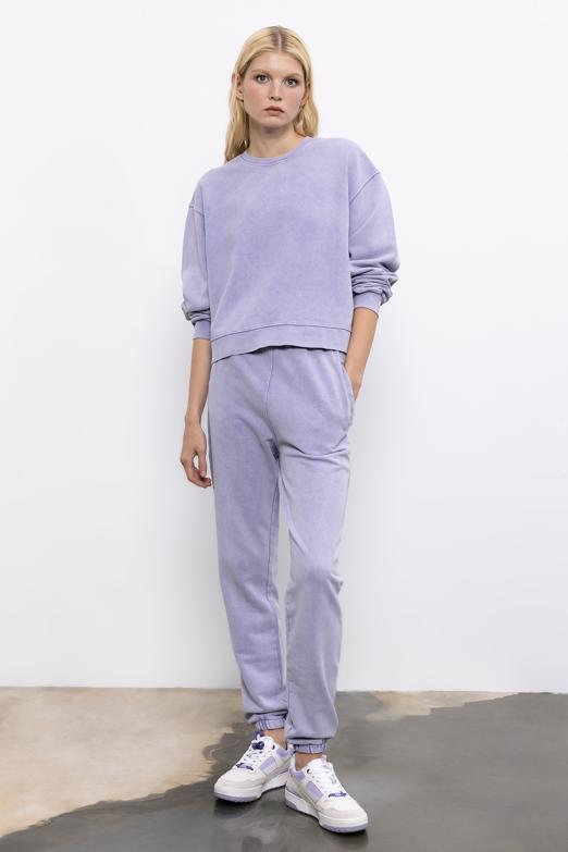 Bayan  Jogger Asit Yıkamalı  Pantolon