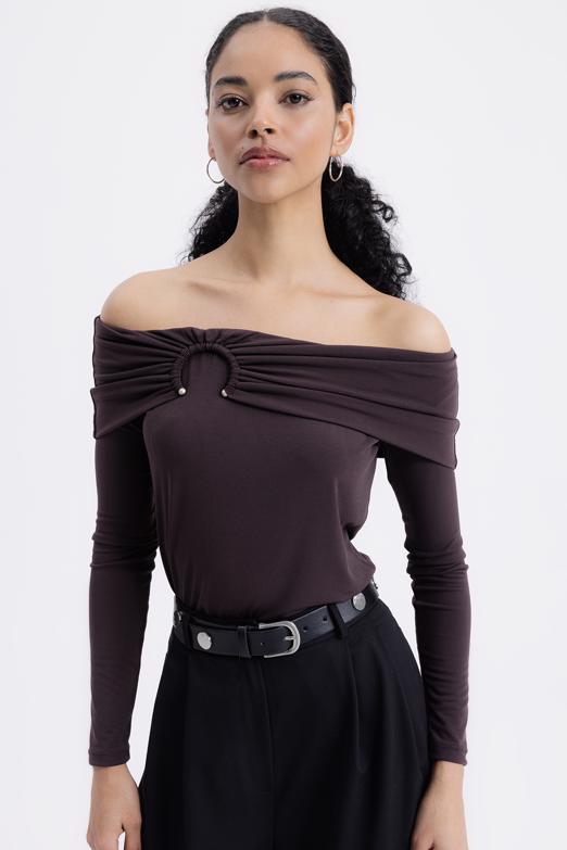 Bayan  Madonna Yaka Top