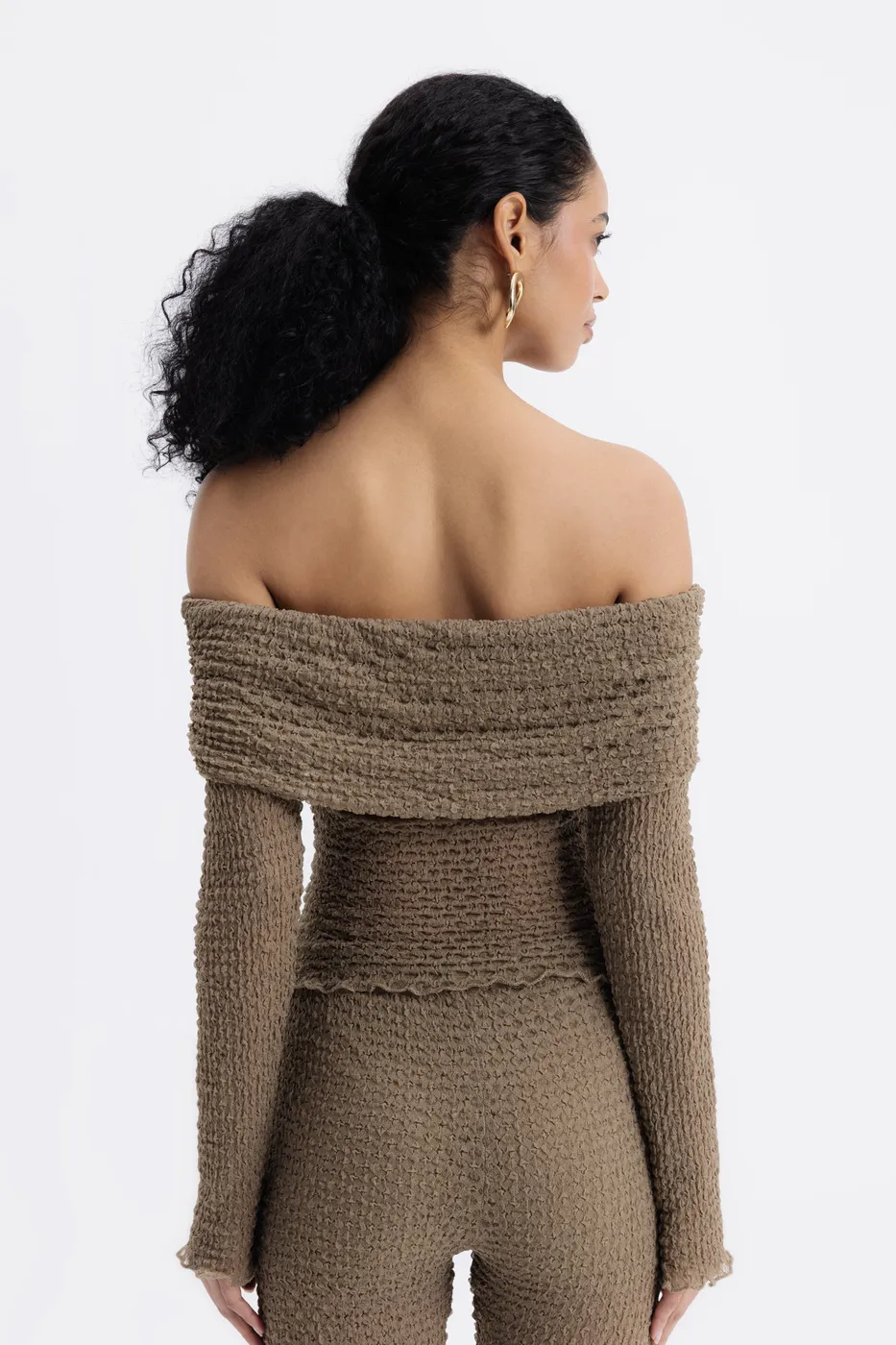 Bayan Vizon Madonna Yaka Dantel Top