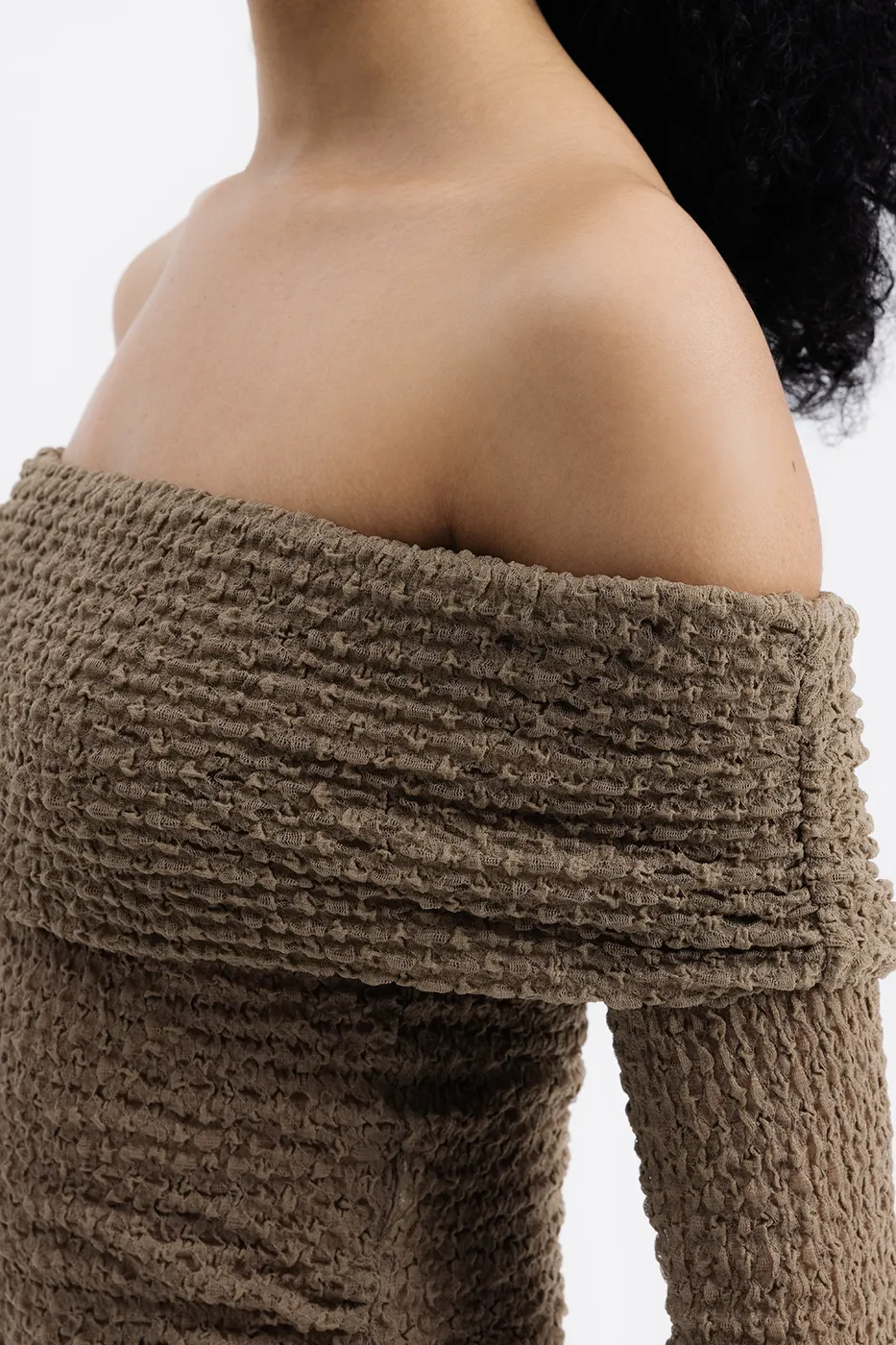 Bayan Vizon Madonna Yaka Dantel Top