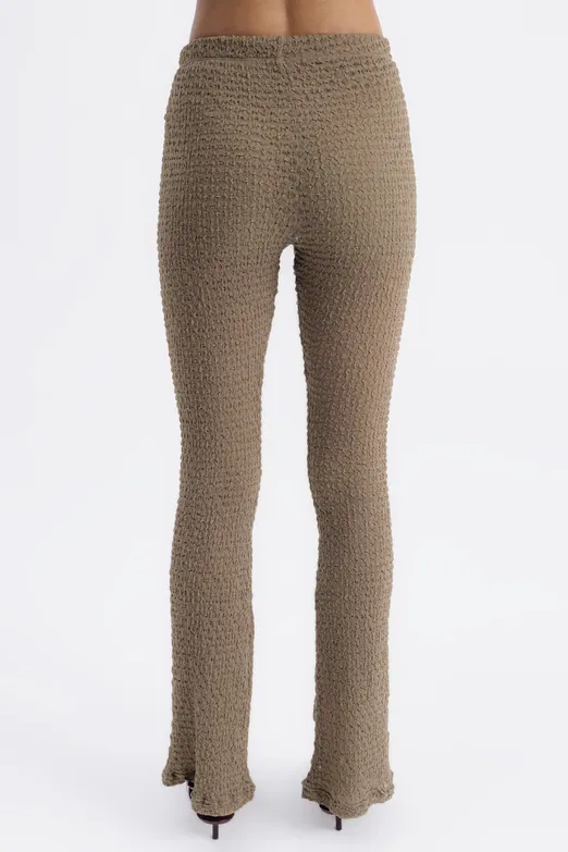 Bayan Vizon Dantel Slim Pantolon - BSL