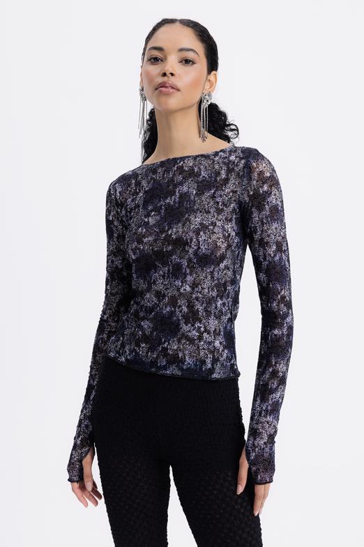 Kayık Yaka Tül Top