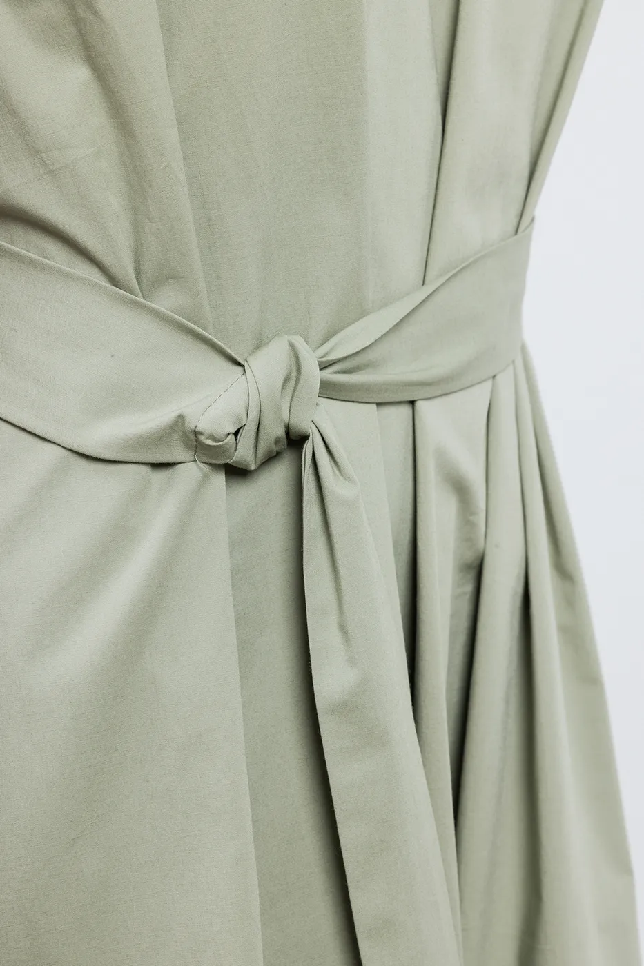 Bayan Haki Cotton Kloş Etekli  Midi Elbise