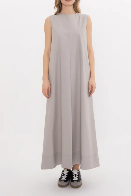 Bayan Taş Oversize Cotton Midi Elbise - BSL