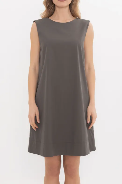 Bayan Haki Oversize Mini Elbise - BSL