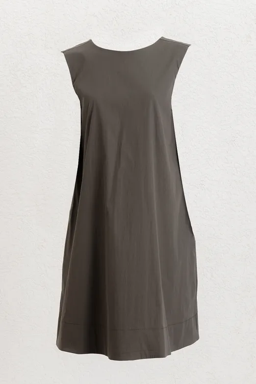 Bayan Haki Oversize Mini Elbise - BSL