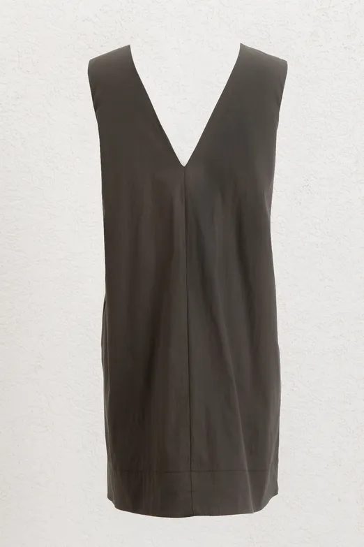 Bayan Haki Oversize Mini Elbise - BSL