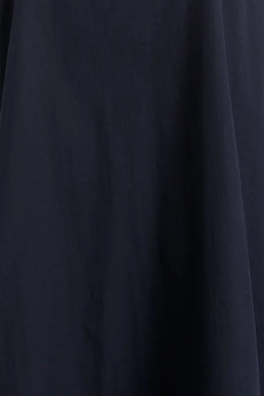 Bayan Lacivert Oversize Mini Elbise - BSL