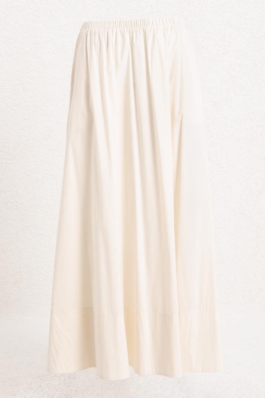 Bayan  Büzgülü Maksi Etek