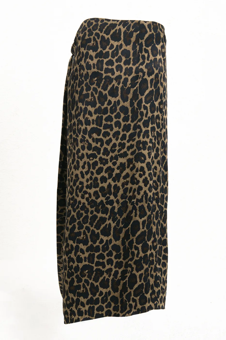 Bayan Haki Anvelop Kapama Saten Midi Etek