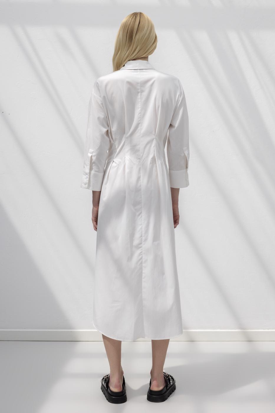 Kemerli Midi Gömlek Elbise · 7