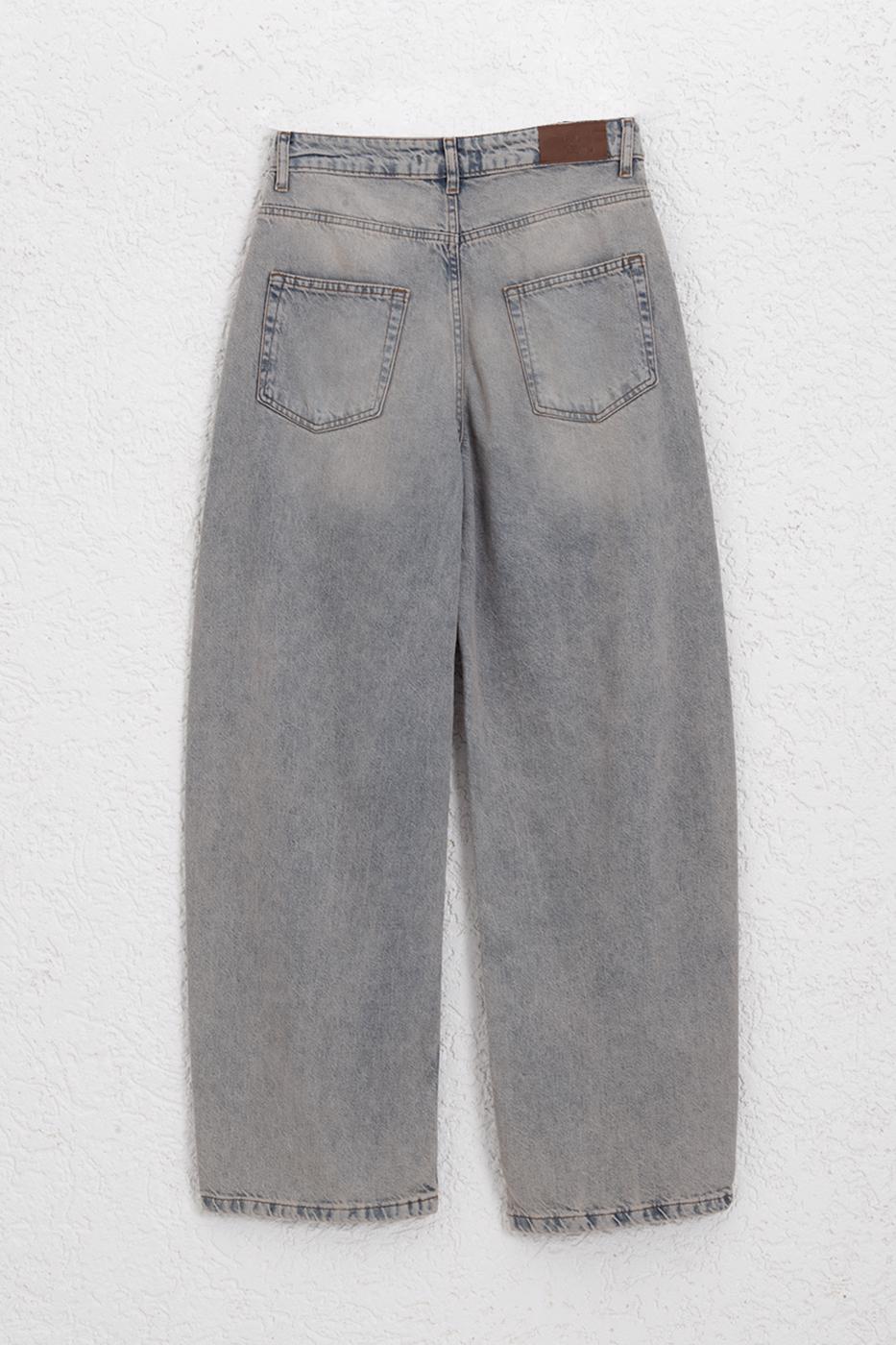 Balon Baggy Denim Pantolon · 2