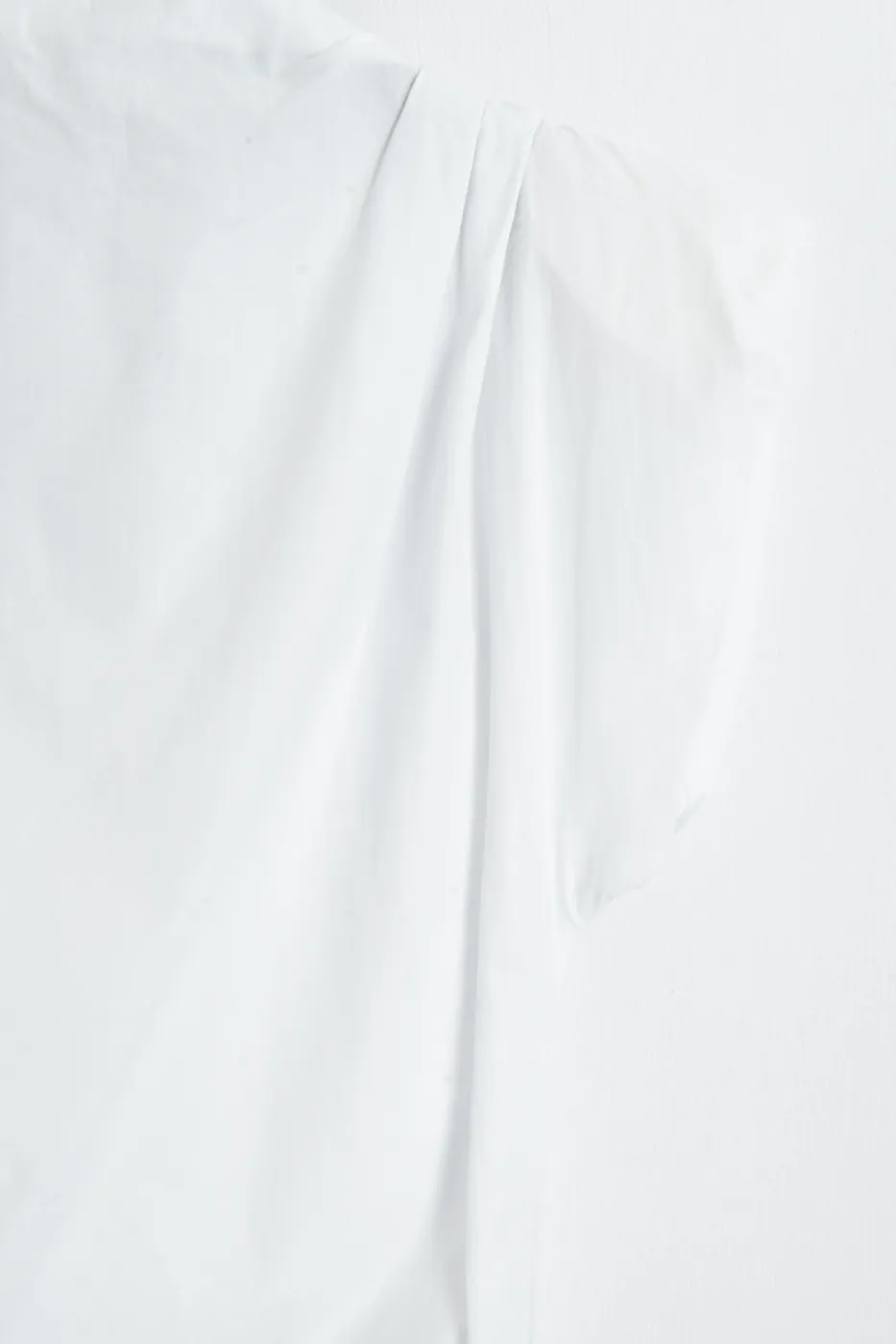 Bayan Beyaz Vatkalı Coton Bluz