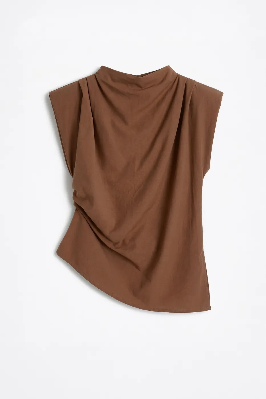 Bayan Camel Vatkalı Coton Bluz