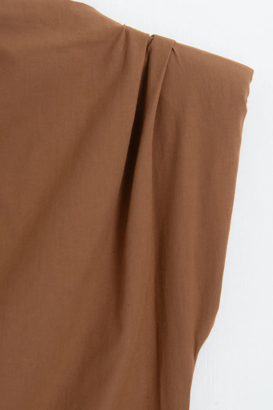 Bayan Camel Vatkalı Coton Bluz