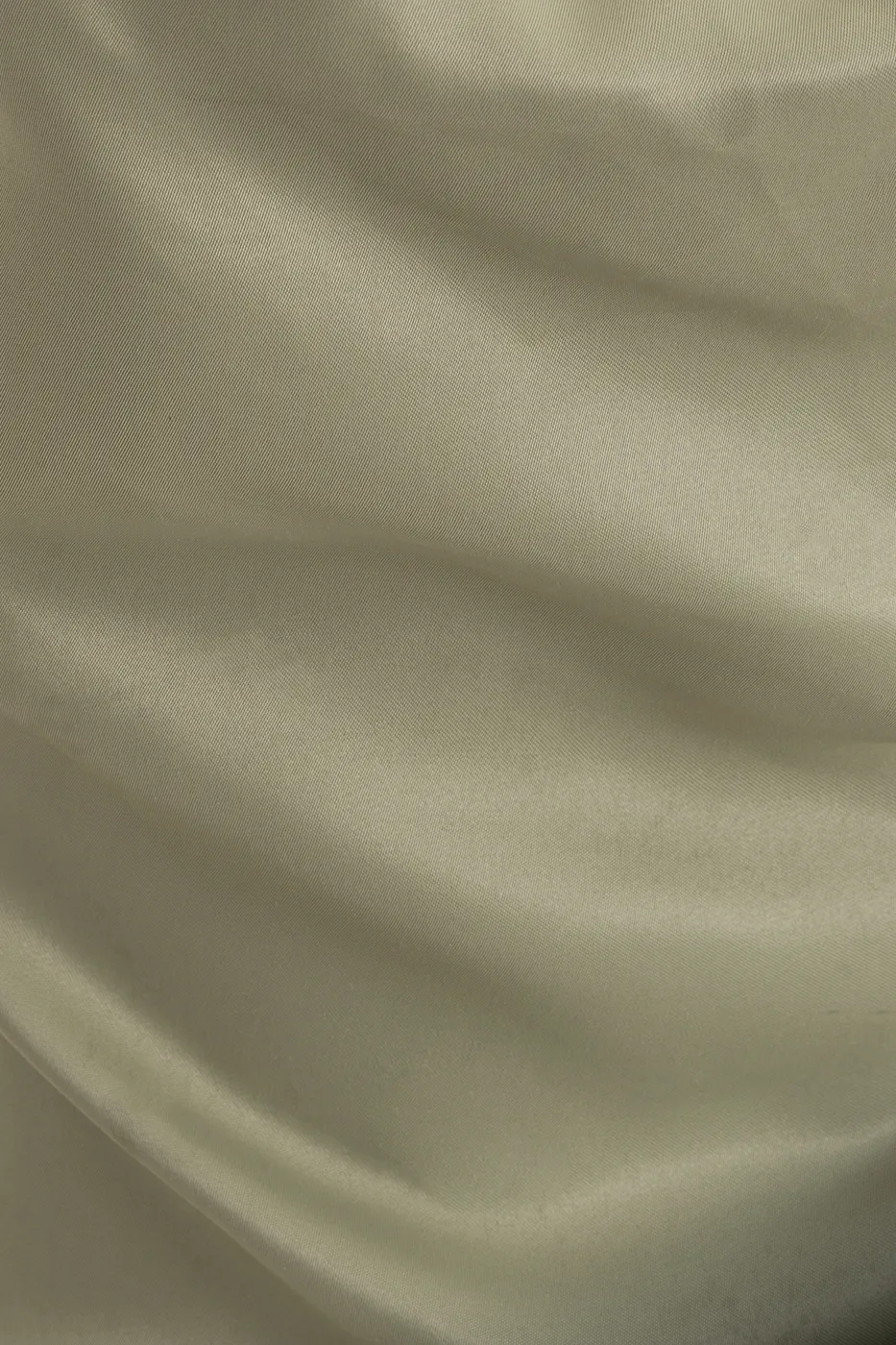 Bayan Yeşil Degaje Yakalı Saten Bluz