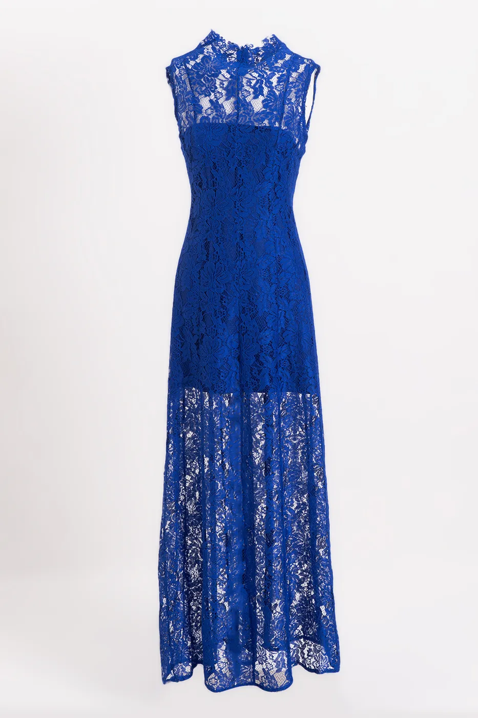 Bayan Sax Dantel Maksi Elbise