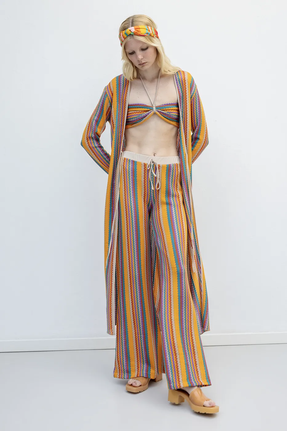 Bayan Multı Bol Paça Pantolon