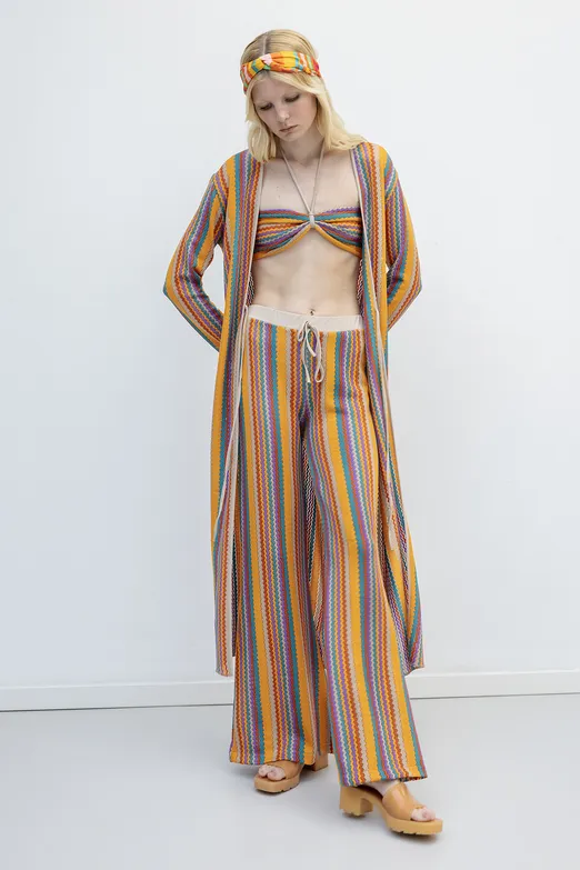 Bayan Multı Bol Paça Pantolon - BSL