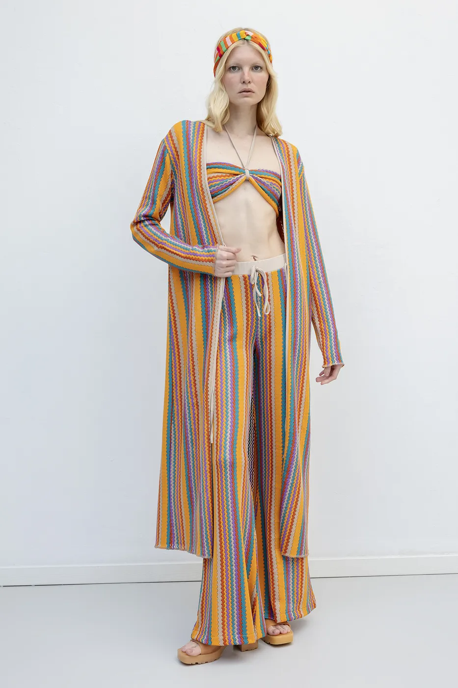 Bayan Multı Bol Paça Pantolon