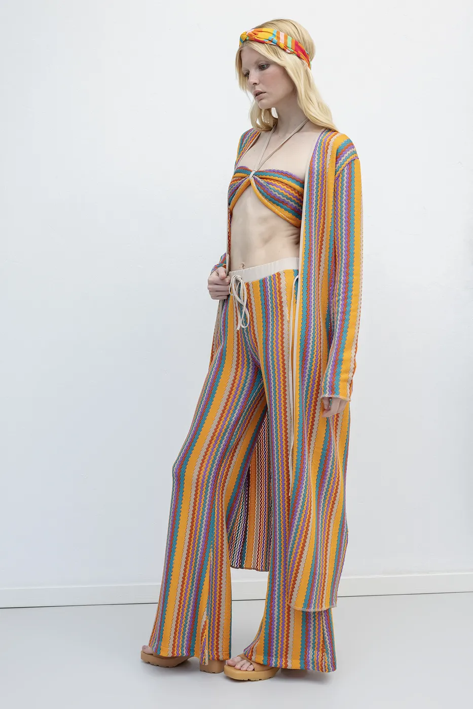 Bayan Multı Bol Paça Pantolon