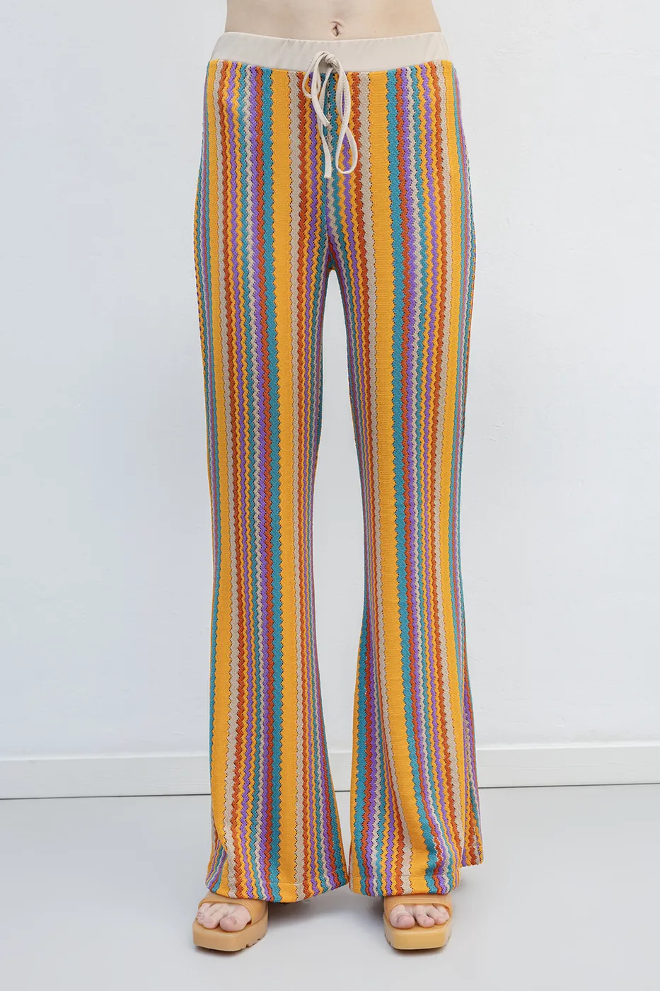 Bayan Multı Bol Paça Pantolon