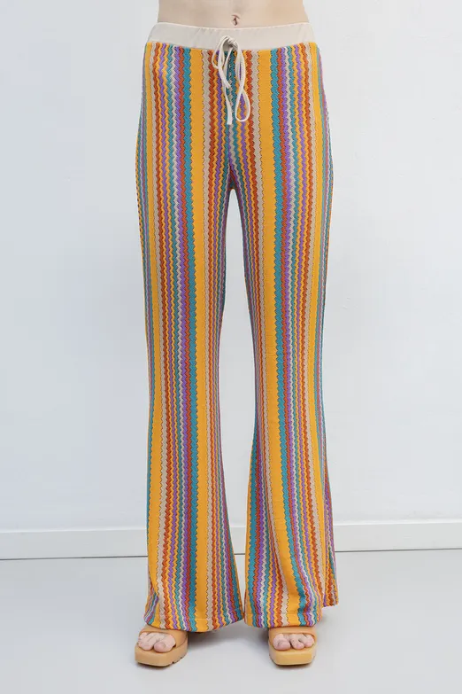 Bayan Multı Bol Paça Pantolon - BSL