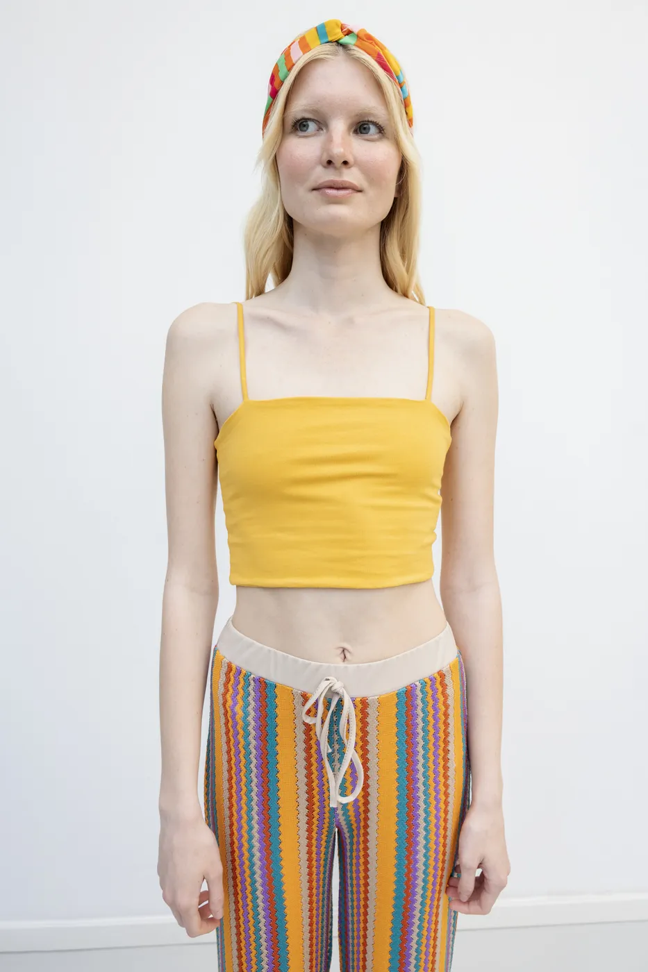 Bayan Oranj Straplez Askılı Body