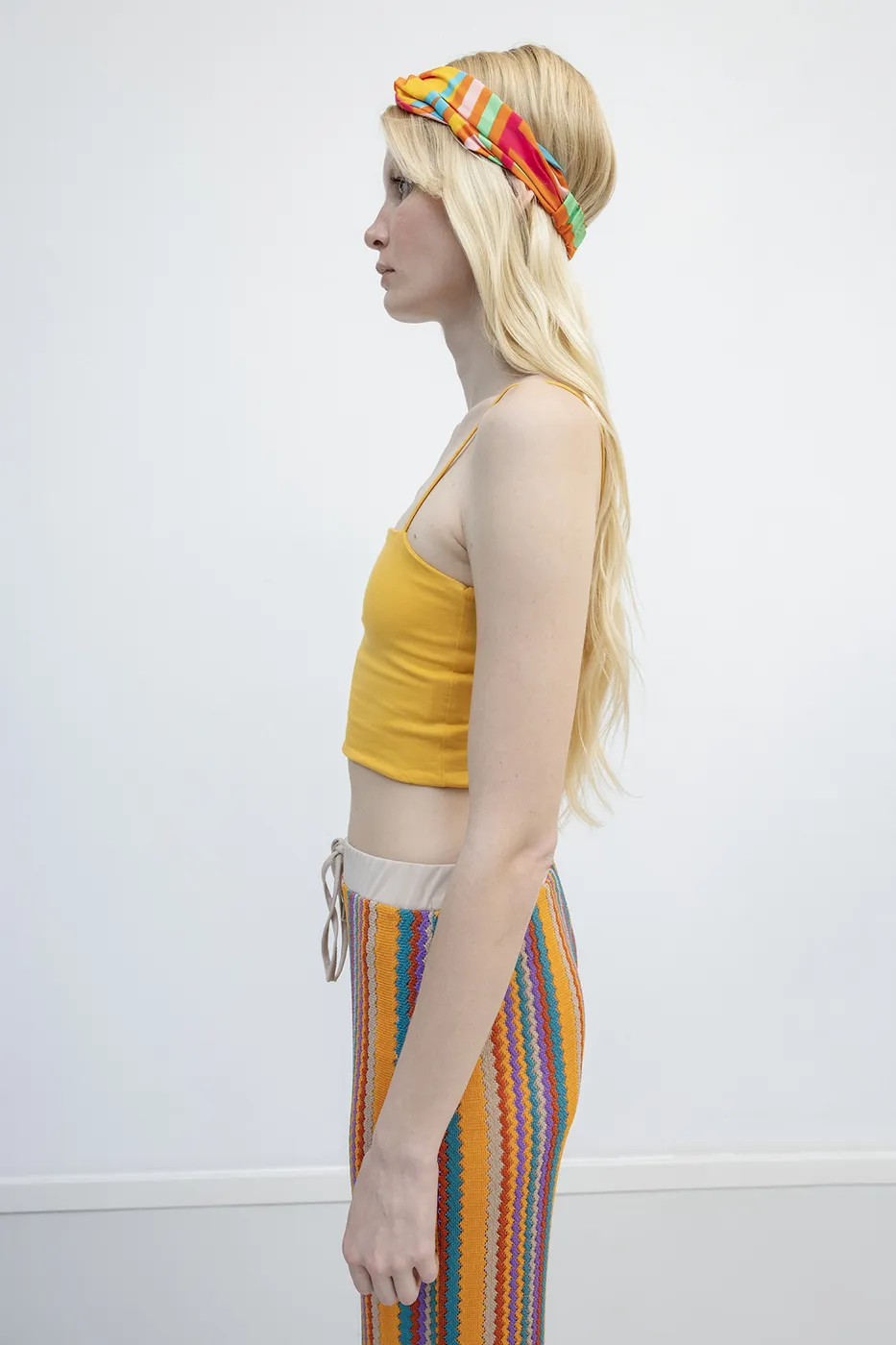 Bayan Oranj Straplez Askılı Body