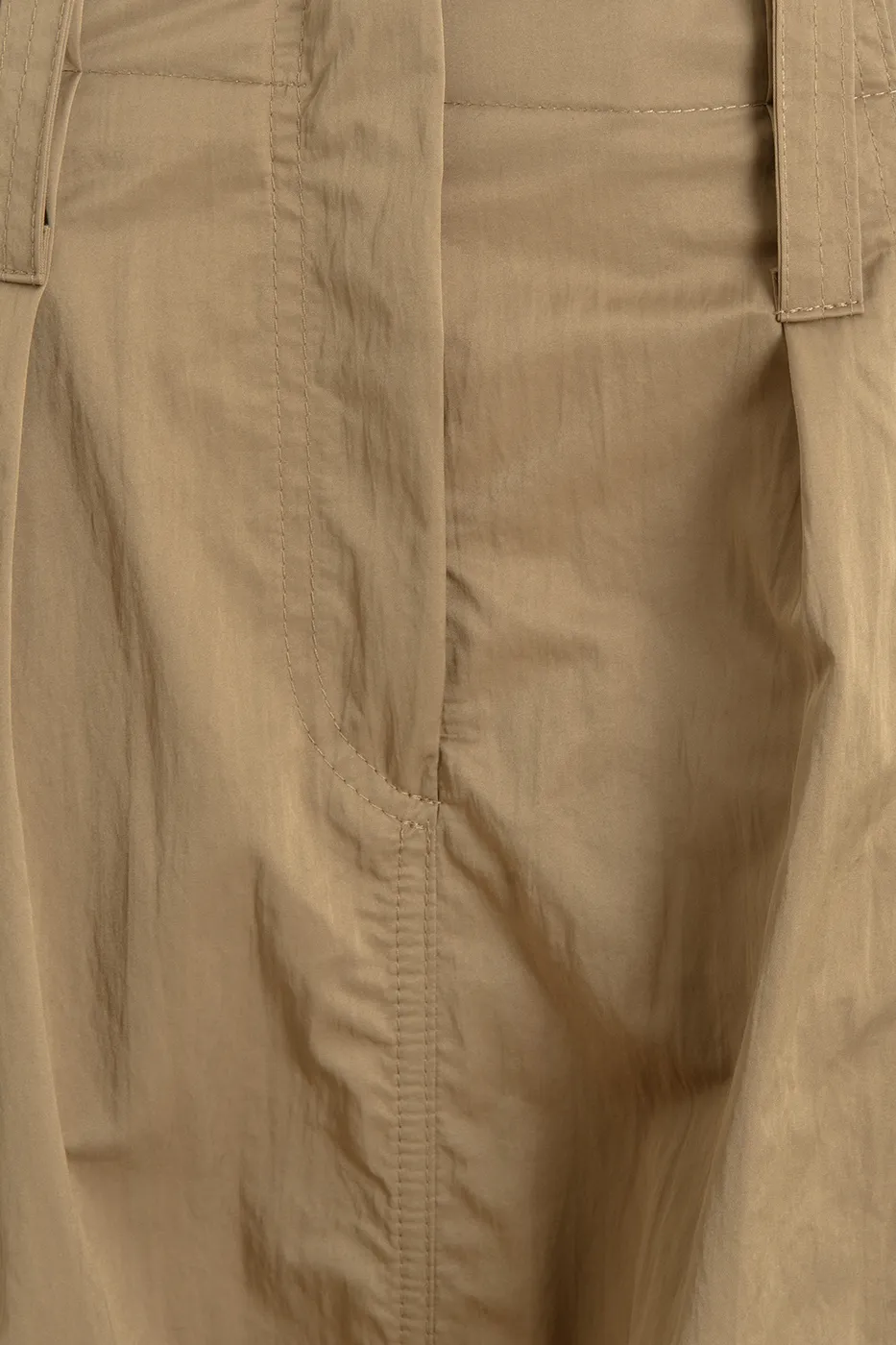 Bayan Haki Midi Boy Balon Etek