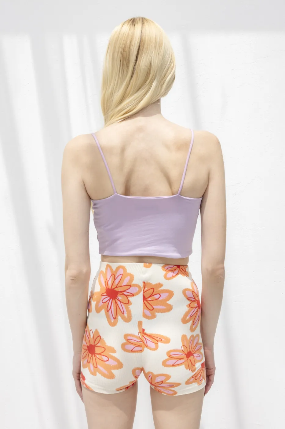 Bayan Lila Straplez Askılı  Body