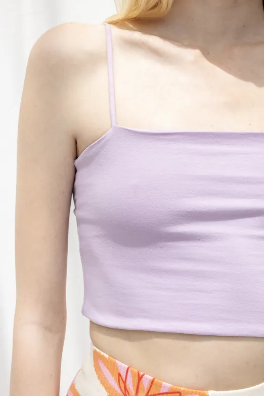 Bayan Lila Straplez Askılı  Body - BSL