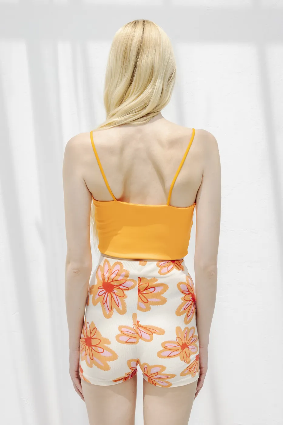 Bayan Sarı Straplez Askılı  Body