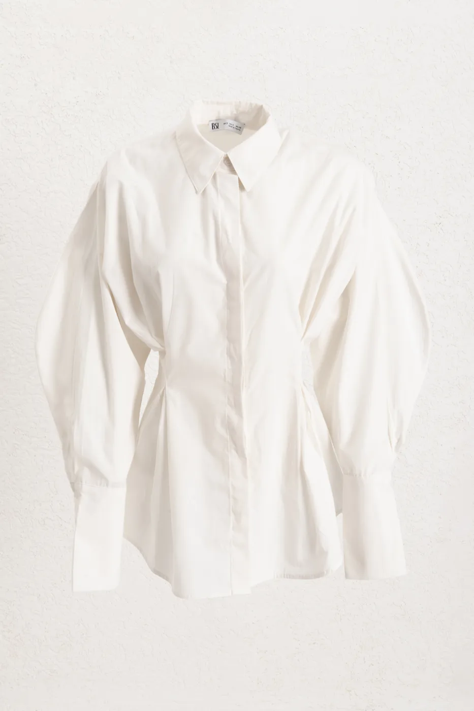 Bayan Beyaz %100 Cotton Oversize Gömlek