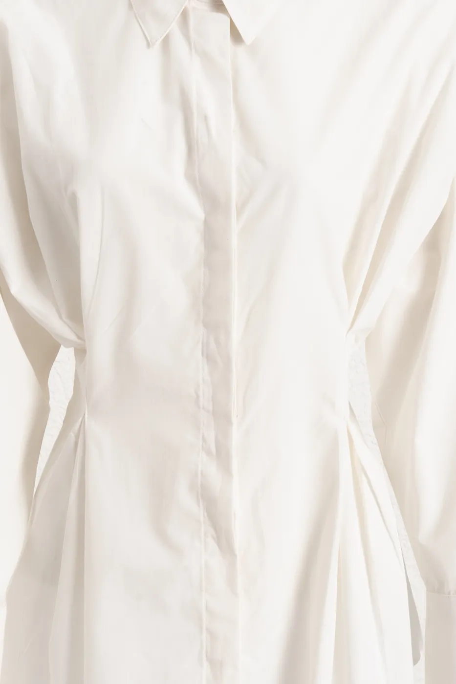 Bayan Beyaz %100 Cotton Oversize Gömlek