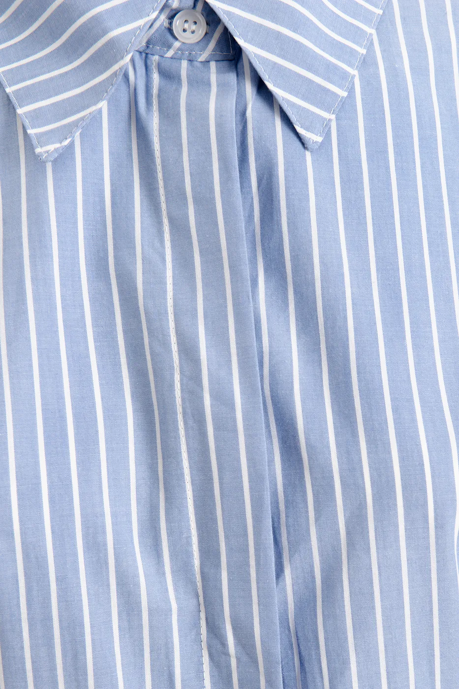 Bayan Mavi %100 Cotton Oversize Gömlek