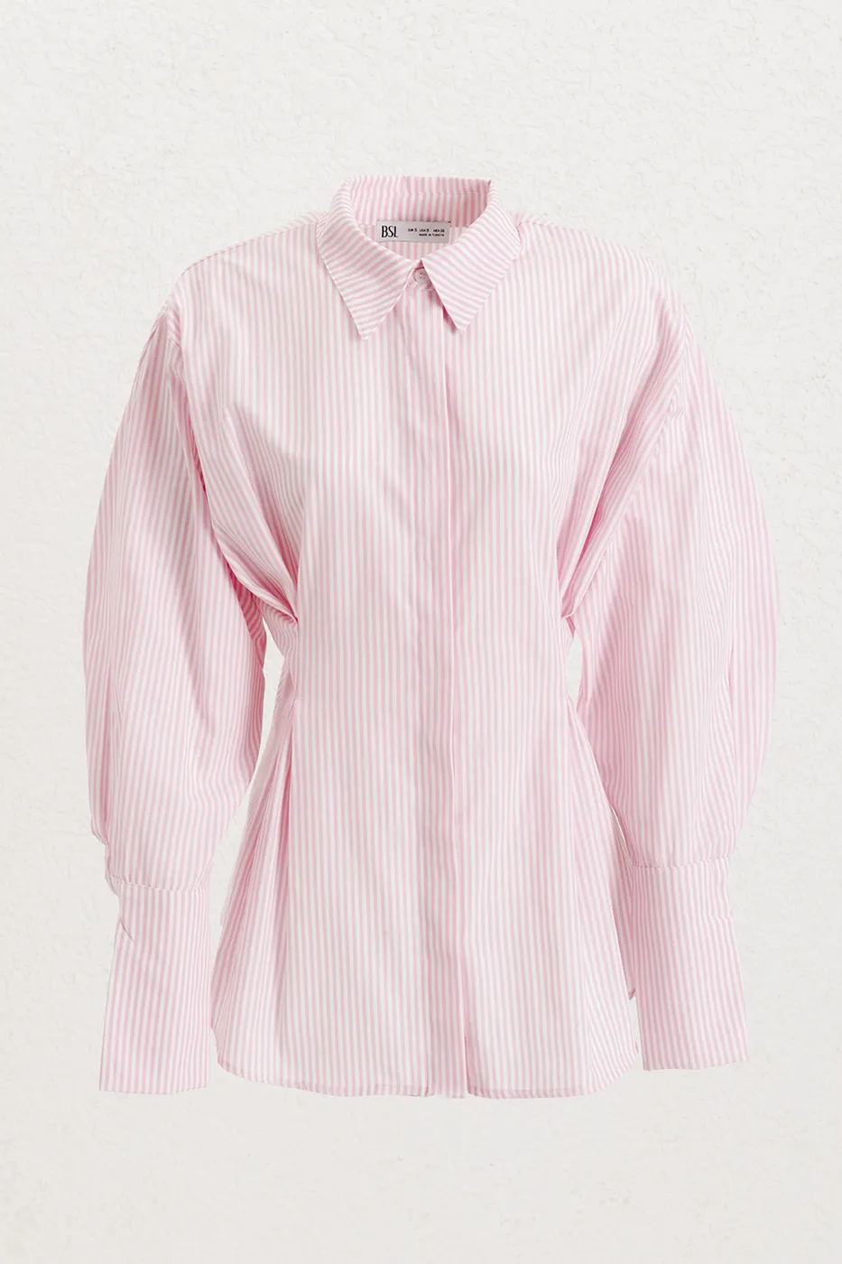 Bayan Pembe %100 Cotton Oversize Gömlek