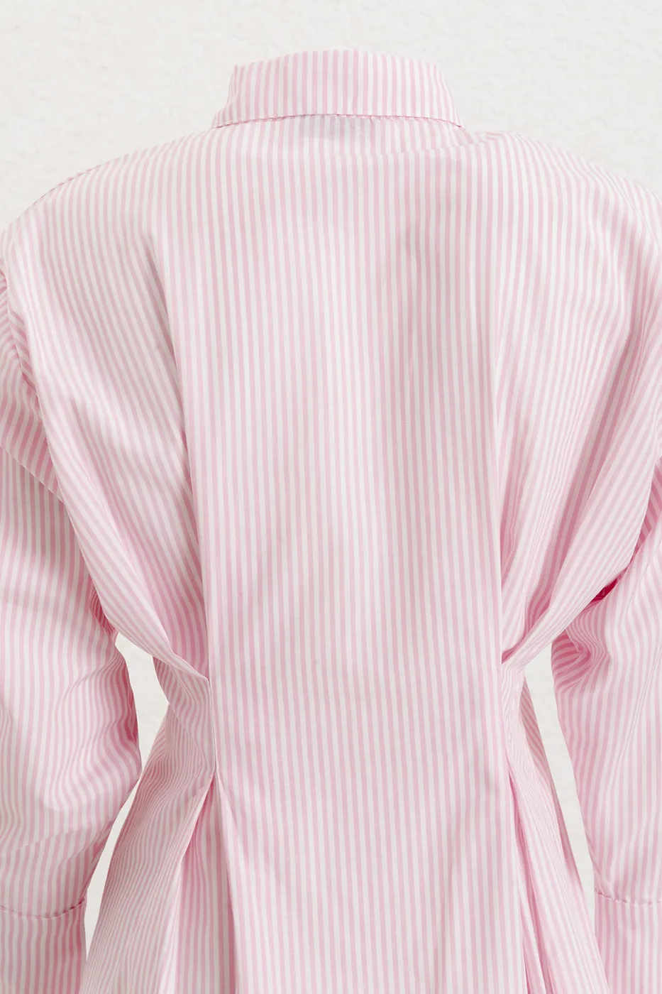 Bayan Pembe %100 Cotton Oversize Gömlek