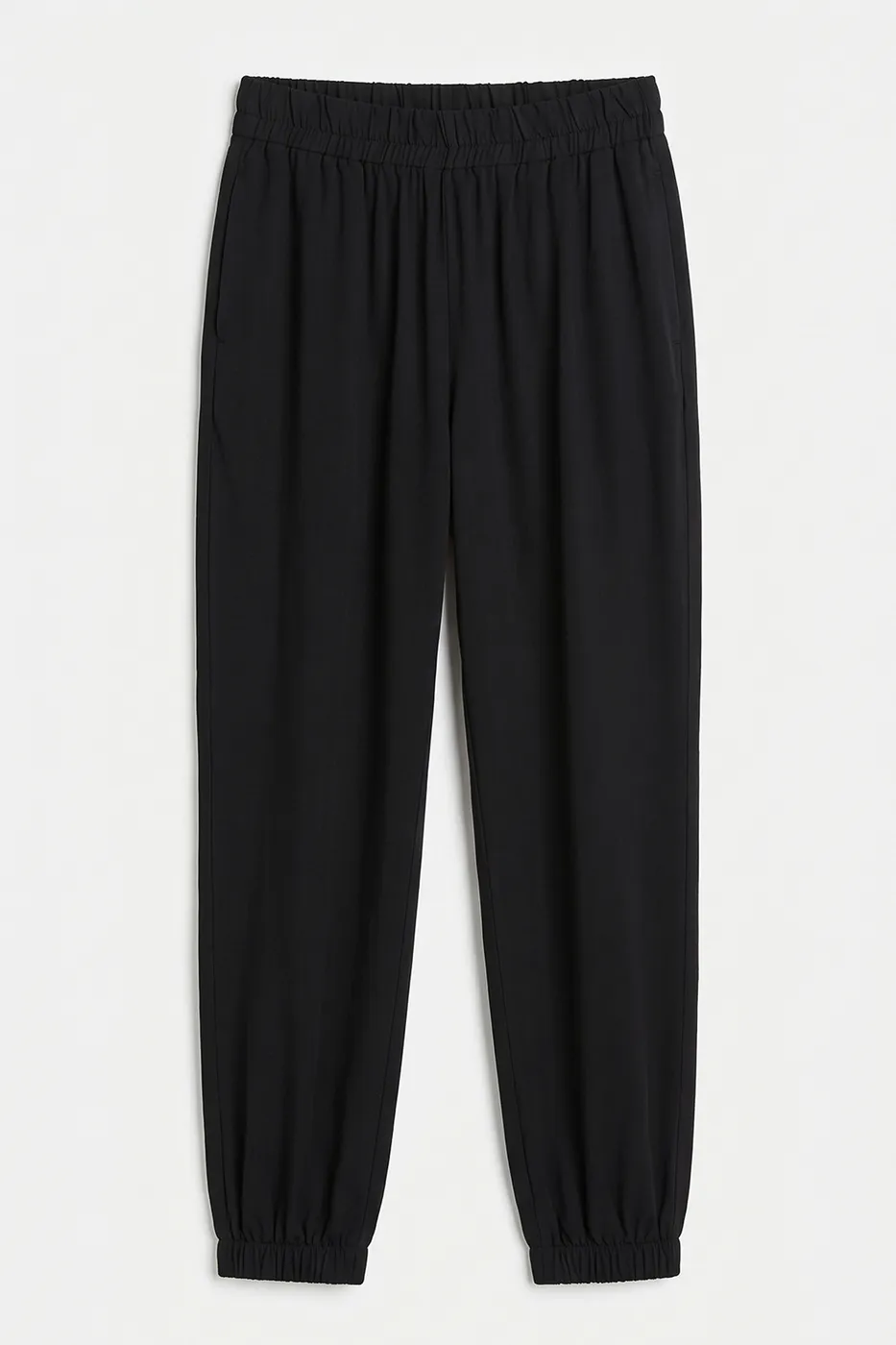 Bayan Siyah Jogger Pantolon