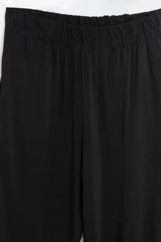 Bayan Siyah Jogger Pantolon - BSL