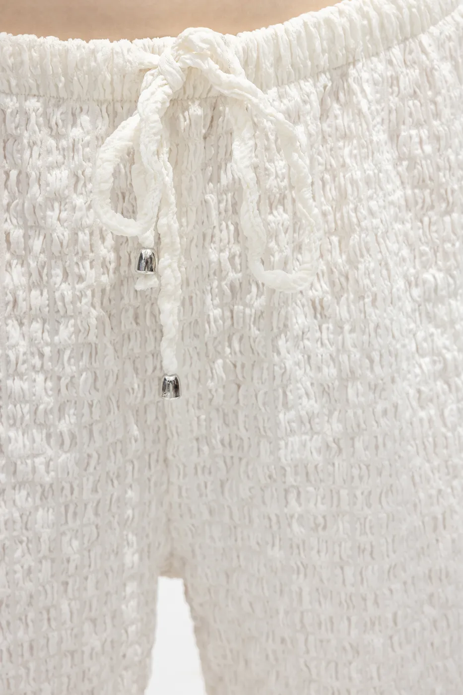 Bayan Taş Dokulu Bol Pantolon