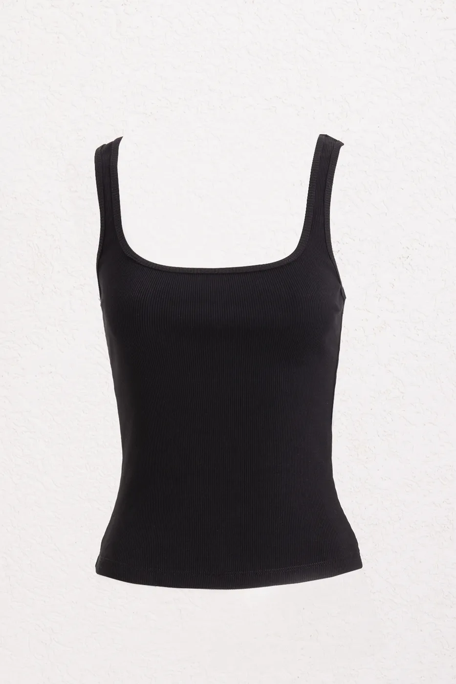 Bayan Siyah Kare Yaka Atlet Top