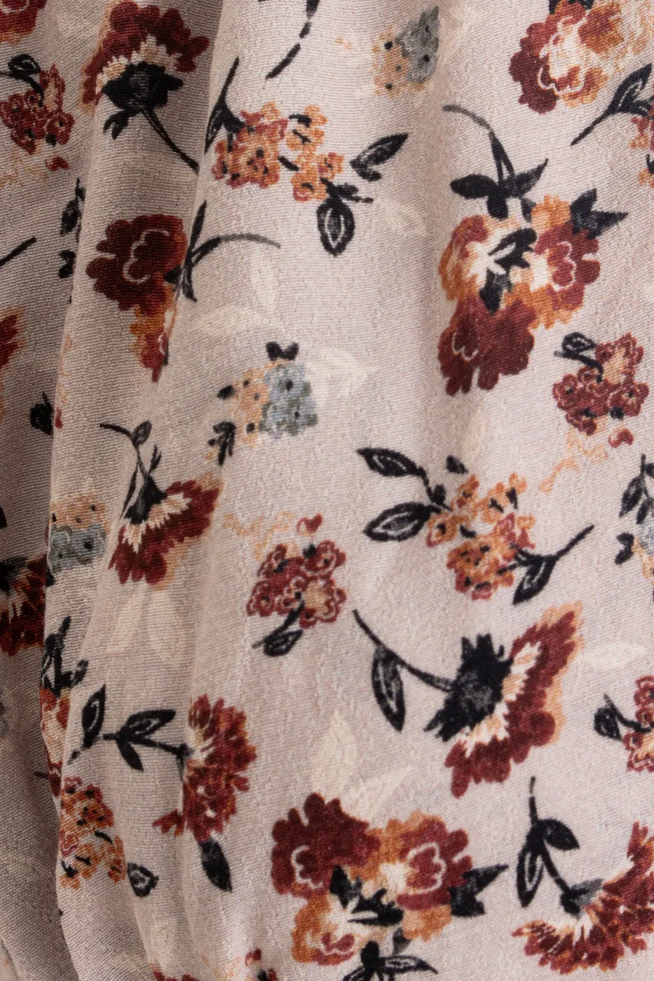 Bayan Pudra Keten Karışımlı  Derin Yaka Detaylı Bustiyer