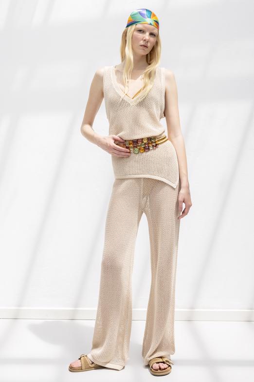 Bayan  File Örgü Pantolon