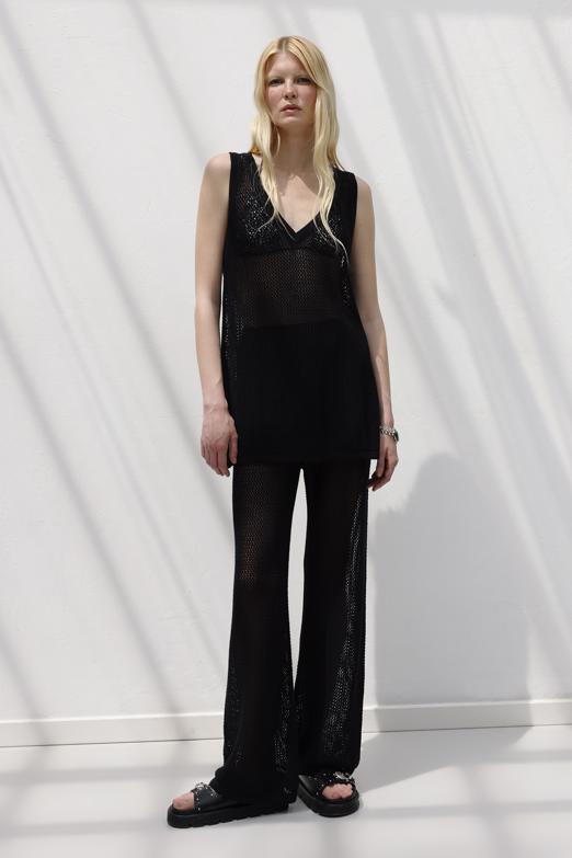 Bayan  File Örgü Pantolon