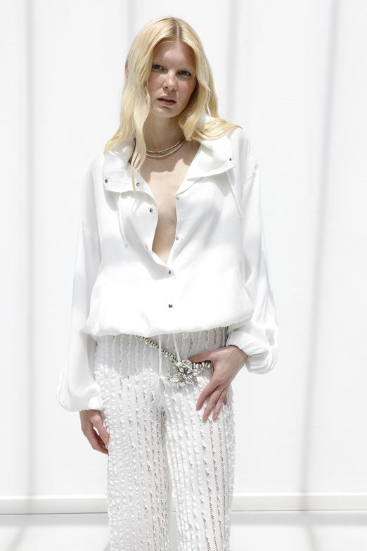 Volanlı Dökümlü Mont